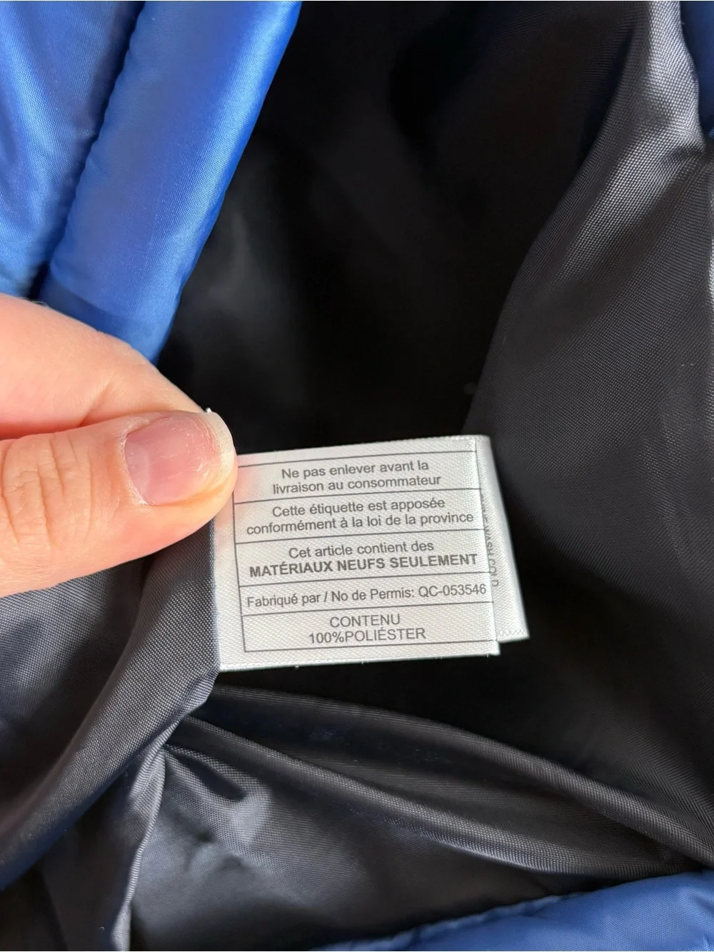 Cherokee Men's Black Blue Colorblock Puffer Full Zip Winter Coat Jacket 2X 2XL